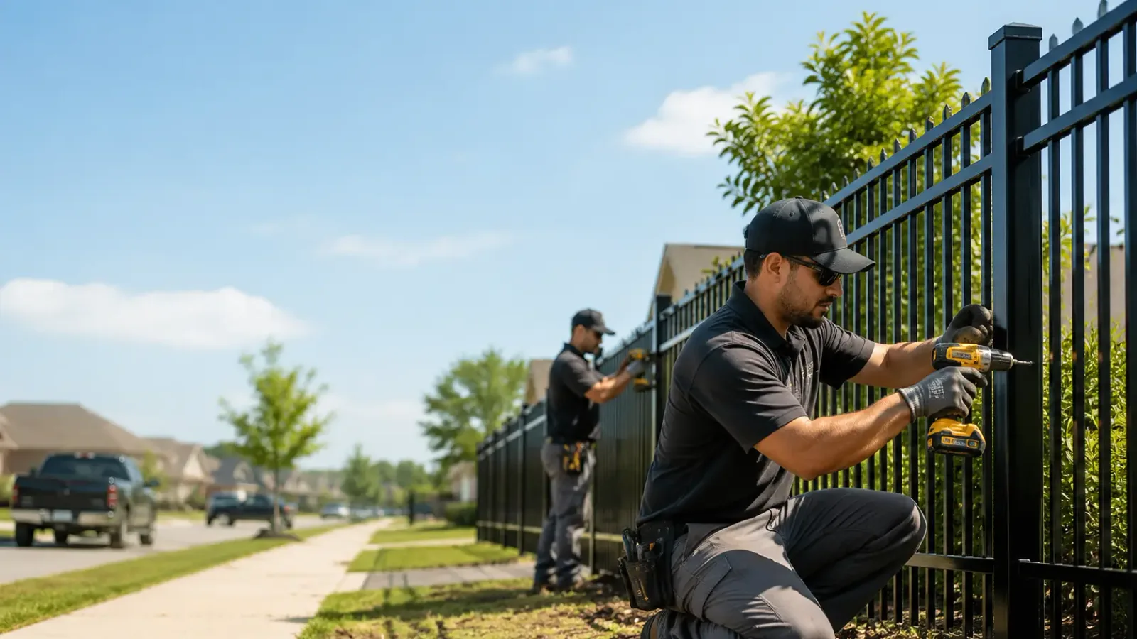 Metal Fence Installation in West Green, GA